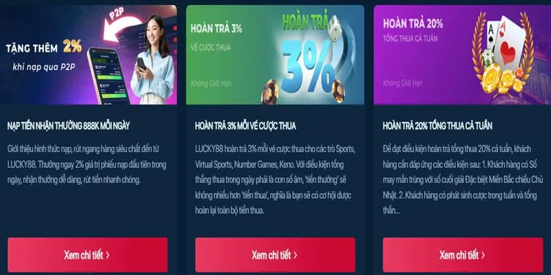 Ưu đãi độc quyền và tiền thưởng hấp dẫn